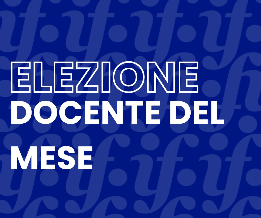 ELEZIONE DEL "DOCENTE DEL MESE" - NUOVO SERVIZIO SCOLASTICO
